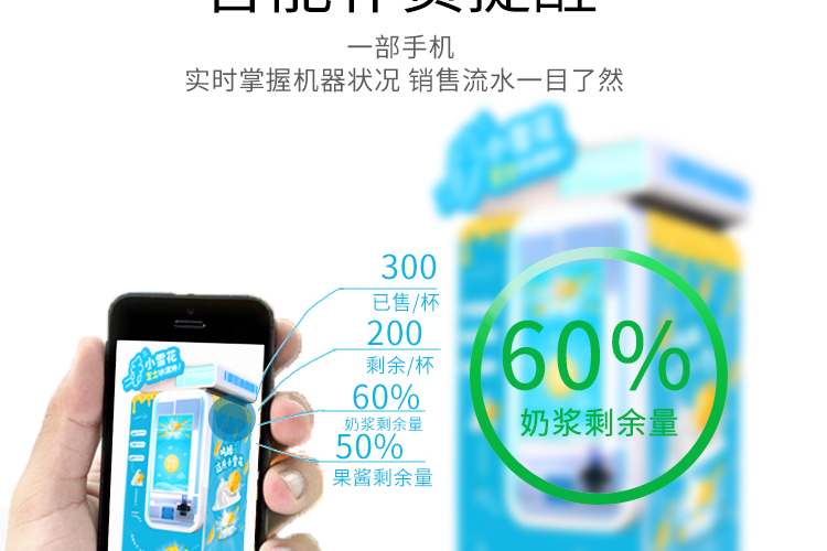 無人售賣冰激凌機