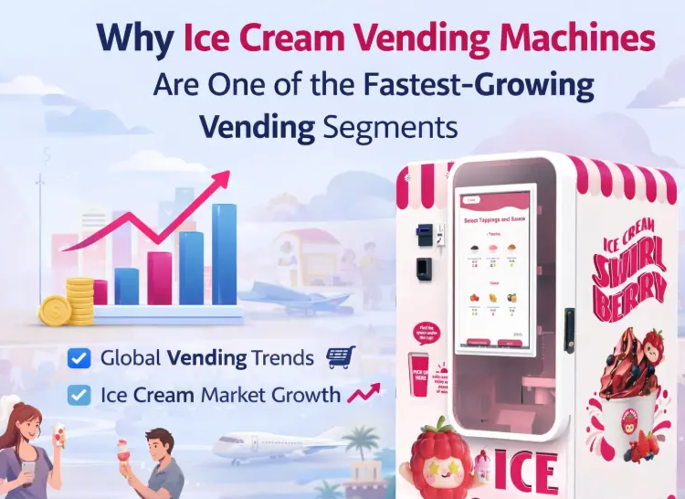 為什么冰淇淋自動售貨機是增長最快的自動售貨機領(lǐng)域之一