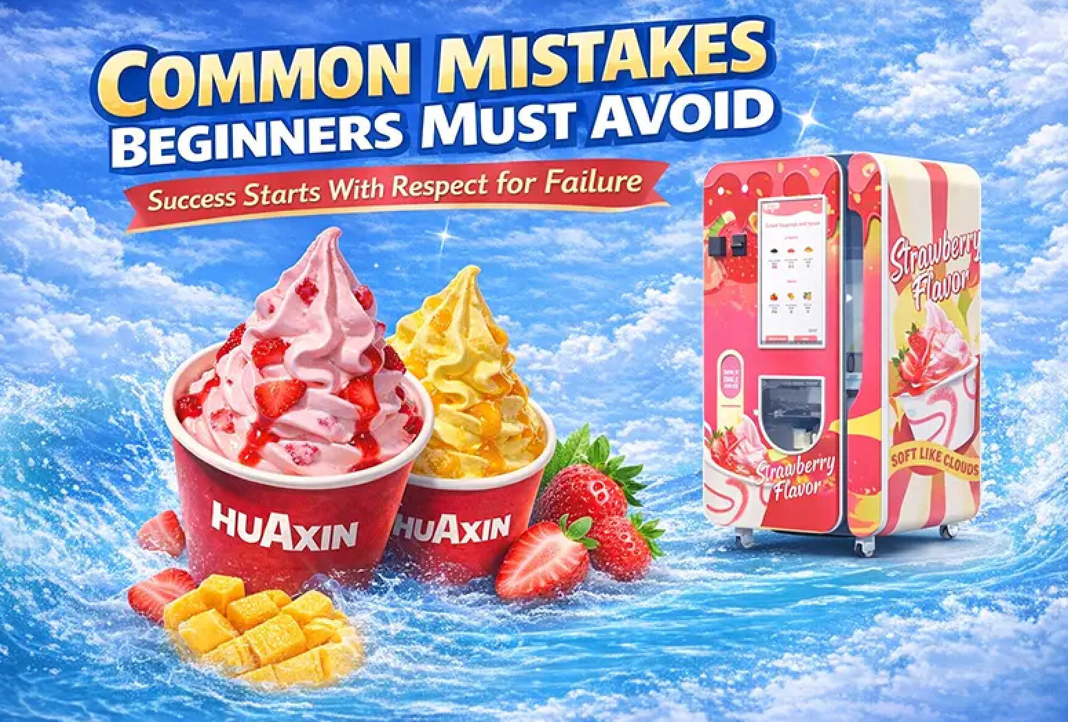 新手冰淇淋自動販賣機運營商必須避免的常見錯誤