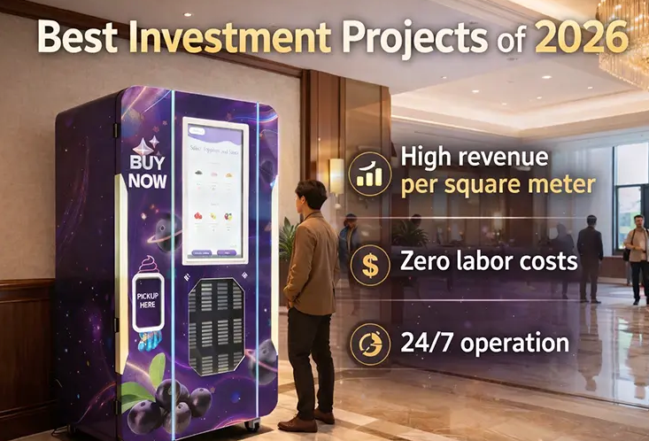 為什么軟冰淇淋售賣機是2026年商場投資回報率最高的資產(chǎn)