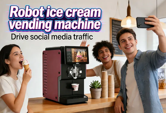 “機器人效應”：機器人冰淇淋售賣機如何驅(qū)動社交媒體流量
