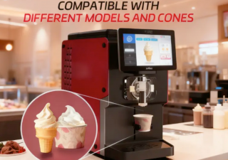 全自動(dòng)冰淇淋機(jī)如何解決全球商戶的核心運(yùn)營(yíng)痛點(diǎn)